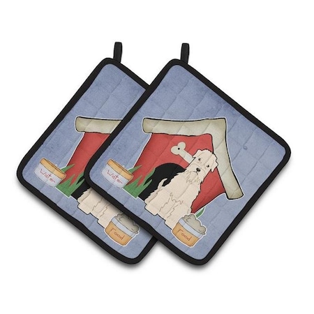 Carolines Treasures BB2815PTHD Dog House Collection Soft Coated Wheaten Terrier Pair Of Pot Holders